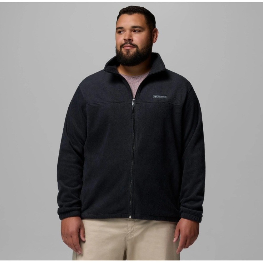 Columbia Steens Mountain 2.0 Full Zip Fleece Jacket (Soft Warm) Black 3X